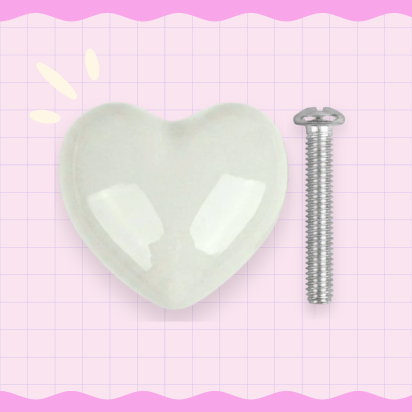 Tiradores de puertas en forma de corazón