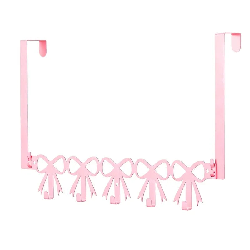 Perchero colgador desmontable rosa coquette