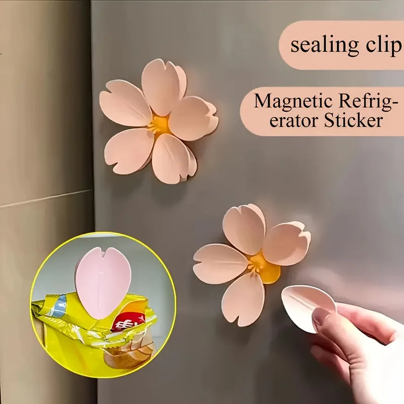 Clip magético para bolsas pétalos de sakura