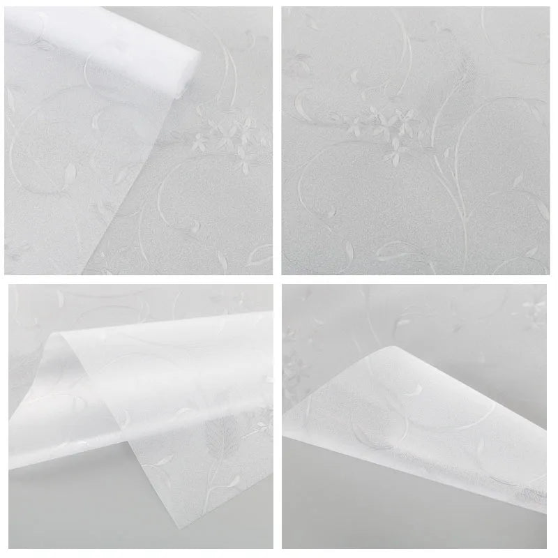 DIY Frosted Glass Film Electrostatic Glass Window Film Privacy Film For Office Bedroom Bathroom Home Decor Wallpaper Stickers