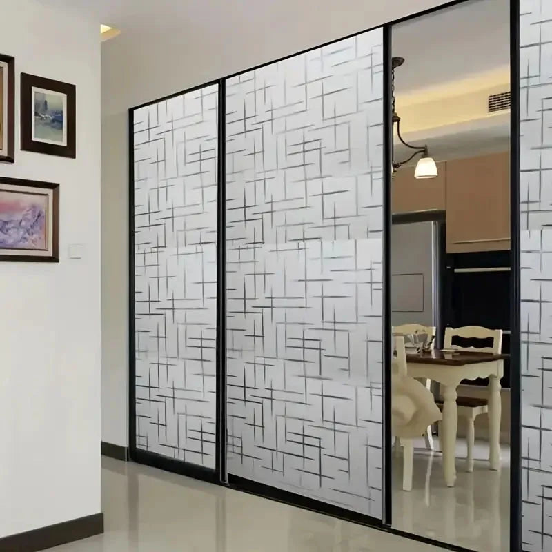 DIY Frosted Glass Film Electrostatic Glass Window Film Privacy Film For Office Bedroom Bathroom Home Decor Wallpaper Stickers