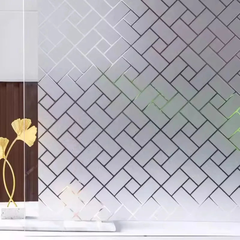 DIY Frosted Glass Film Electrostatic Glass Window Film Privacy Film For Office Bedroom Bathroom Home Decor Wallpaper Stickers