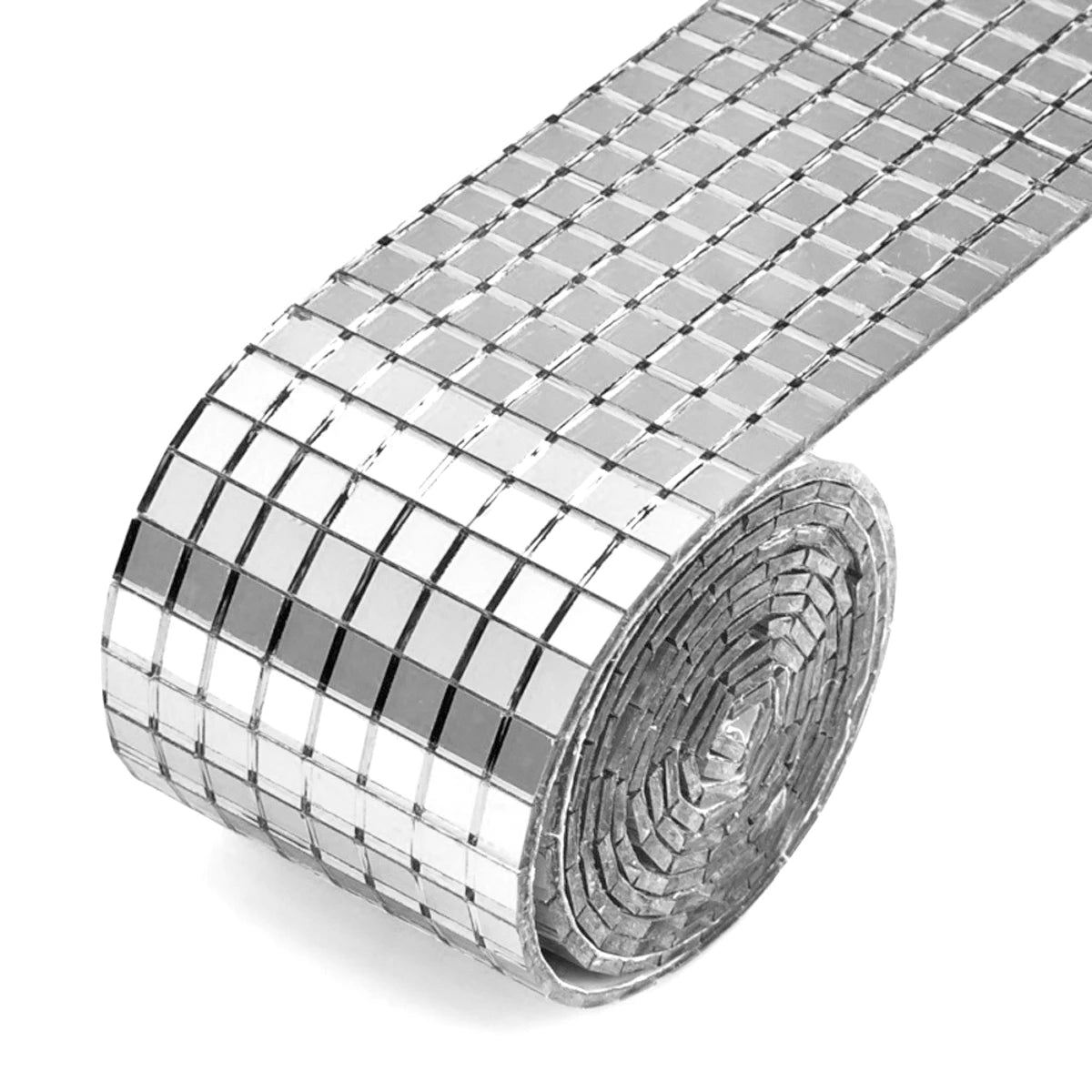 Disco Ball Tiles, 5 x 5 mm Self-Adhesive Acrylic Mirror Tiles, Peel and Stick Mosaic for DIY Disco Ball, Art Collage
