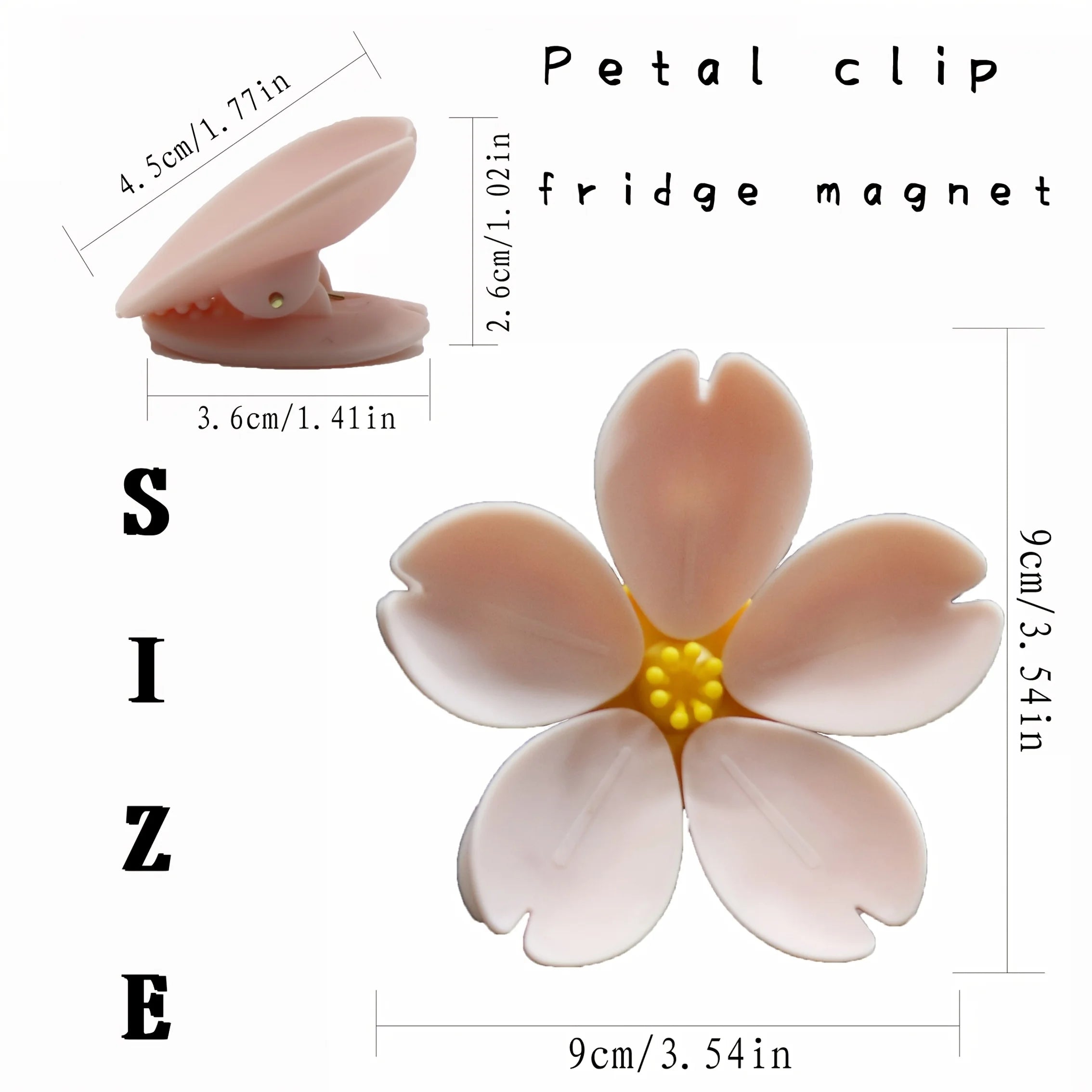 Clip magético para bolsas pétalos de sakura