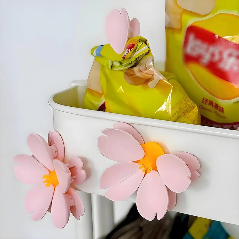 Clip magético para bolsas pétalos de sakura